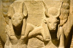 Hathor / Het-Heru & Anubis / Anpu